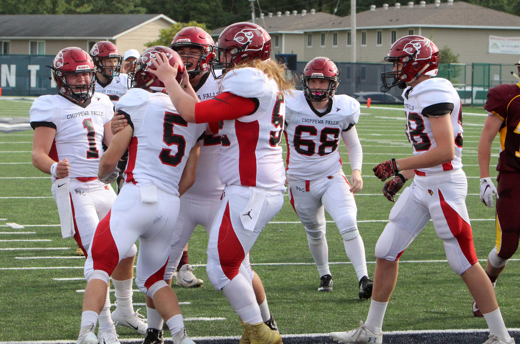 Chi-Hi football at Menomonie 8-31-18